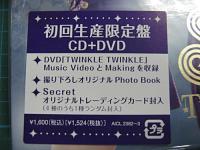 シークレット / TWINKLE TWINKLE(初回生産限定盤)(DVD付)