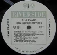 ビル・エヴァンス / ニュー・ジャズ・コンセプション