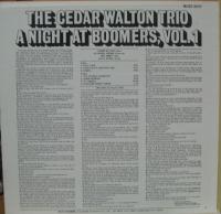 シダー・ウォルトン / A　Night　At　Boomers,　Vol.1