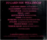 V.A. (LARD COMPILATION) / TO LARD YOU WILL DECAY