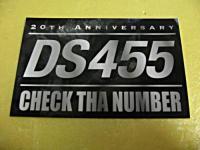 DS455 / CHECK THA NUMBER
