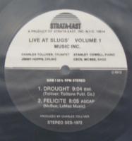 チャールズ・トリヴァー / ライヴ・アット・スラッグス　vol.1