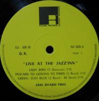 ジャッキー・バイアード / Live At The Jazz'inn