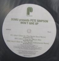 Domu Presents Pete Simpson / Won't Give Up