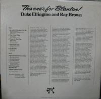 デューク・エリントン & Ray Brown / ジミー・ブラントンへの捧げもの