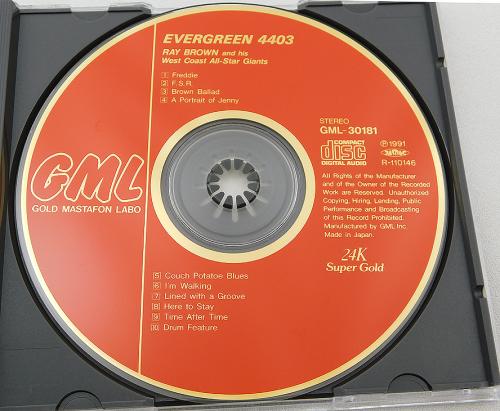 GML Ray Brown Evergreen 4403 高音質 CD 廃盤