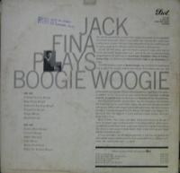 ジャック・フィナ / PLAYS　BOOGIE　WOOGIE