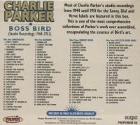 チャーリー・パーカー / Boss Bird