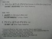 ジョン・テイラー / アイ・ドゥ・ホワット・アイ・ドゥ