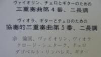 宗倫匡 / パガニーニ/ヴァイオリン、チェロとギターのための三重奏曲第4番、第5番