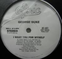 ジョージ・デューク / I　WANT　YOU　FOR　MYSELF