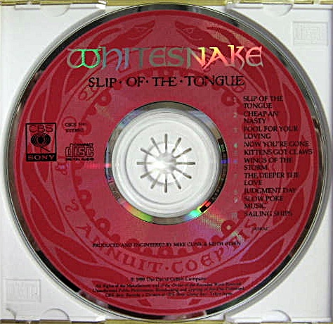 ホワイトスネイク - スリップ・オブ・ザ・タング CSCS-5001/中古CD・レコード・DVDの超専門店 FanFan
