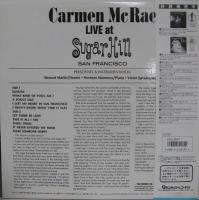 カーメン・マクレエ / ライヴ・アット・シュガー・ヒル