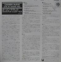 カーメン・マクレエ / ライヴ・アット・シュガー・ヒル