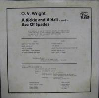 O.V.ライト / ア・ニッケル・アンド・ア・ネイル・アンド・エース・オブ・スペード