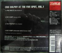 エリック・ドルフィー  / アット・ザ・ファイヴ・スポット　VOL.1　+1  