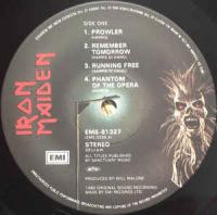 LP) Iron Maiden ‎– Iron Maiden = 鋼鉄の処女, Album, EMS
